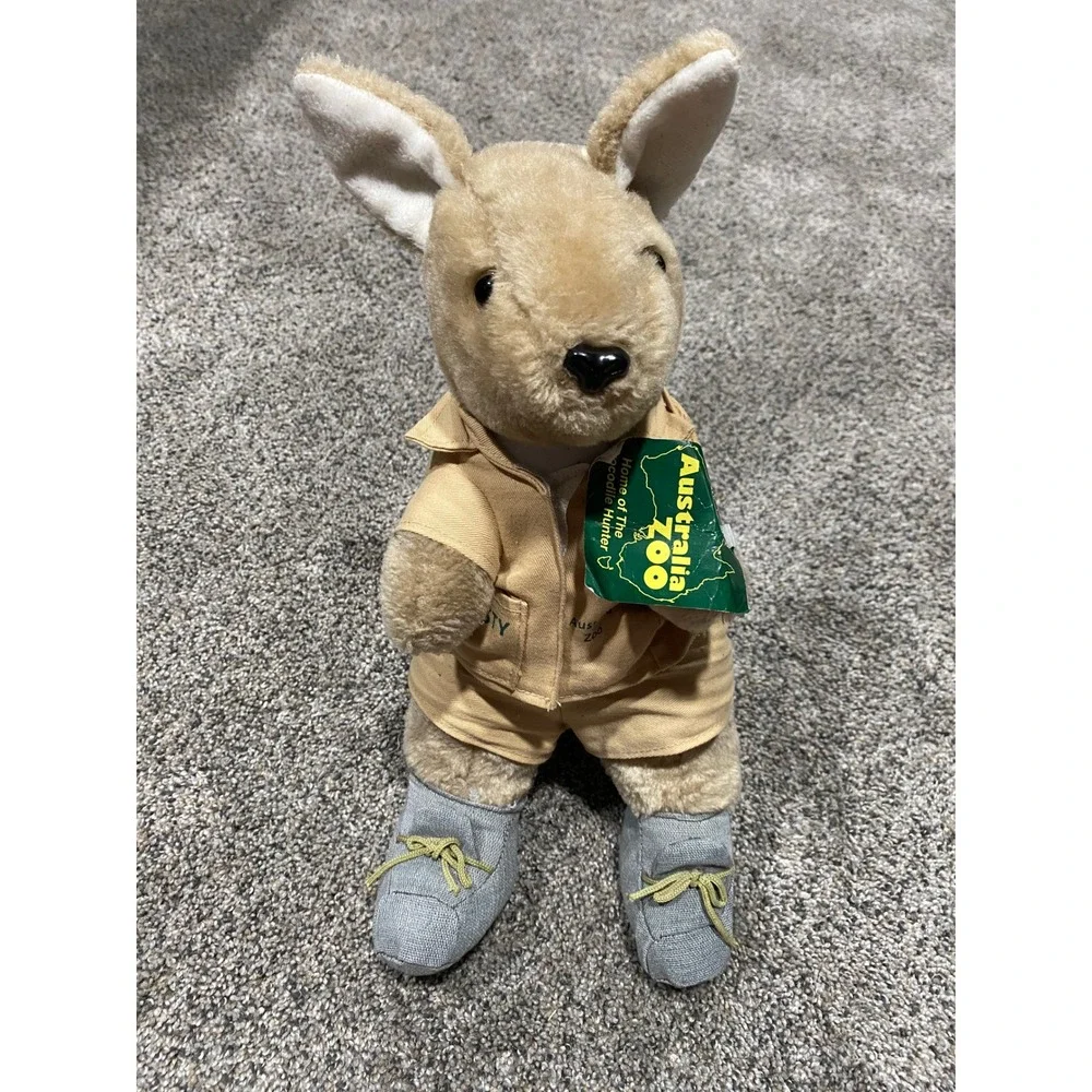 Australia Zoo Rusty Kangaroo Plush Unisex OS Tan Excellent Crocodile Hunter Toy